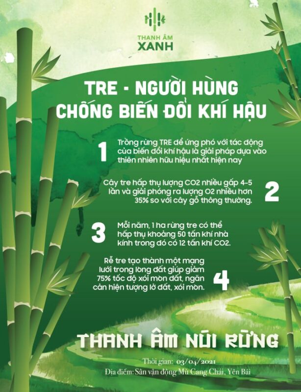 Chương trình Thanh Âm Xanh diễn ra hồi tháng 4/2021