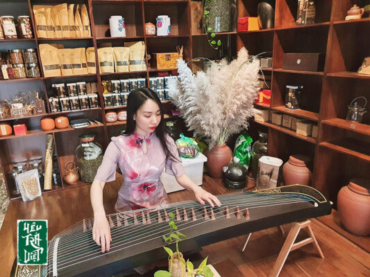 Thường trà kết hợp thưởng đàn tại Trà Thư