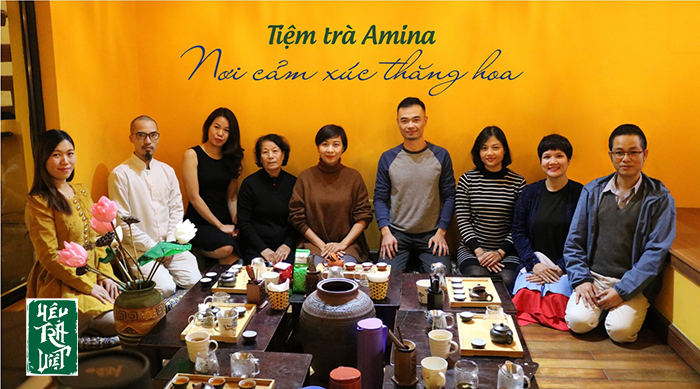 Kết nối và tham gia trải nghiệp học trà tại trà quán Amina