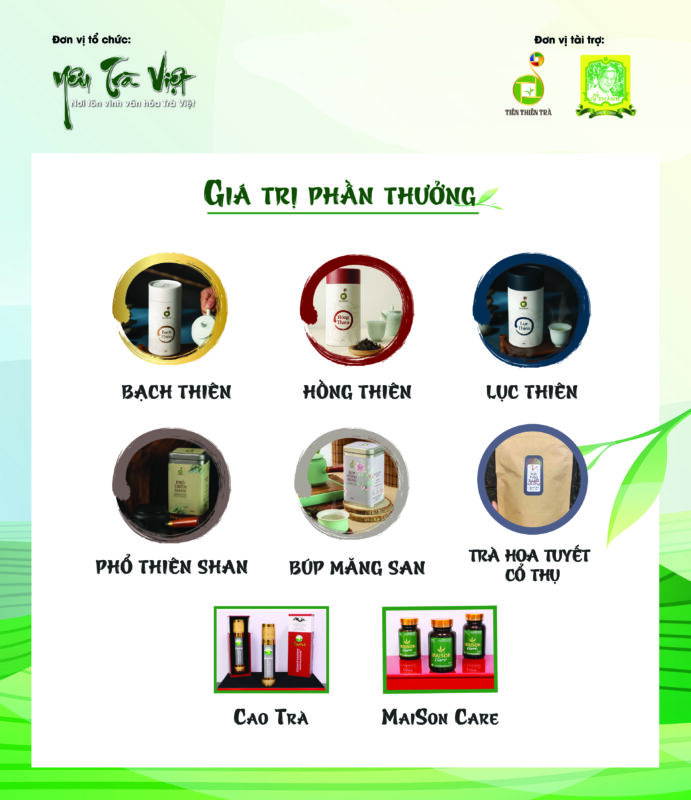 Các phần thưởng có giá trị từ cuộc thi