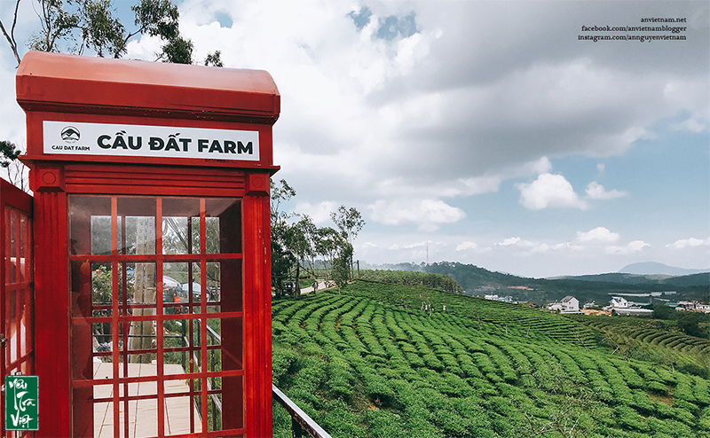 Cảnh quan bên ngoài Cầu Đất Farm