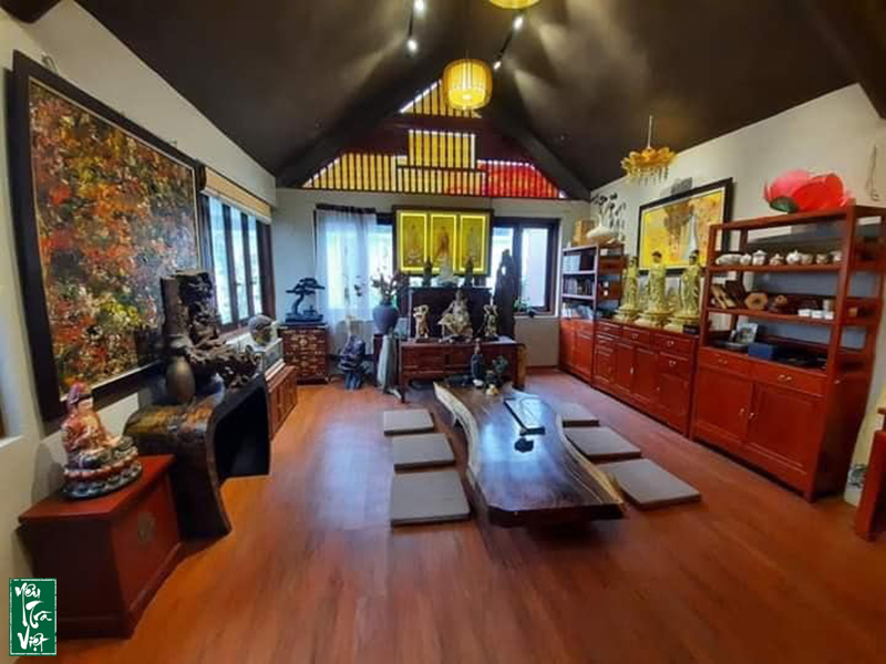 Phong cách trang trí và tiểu cảnh vô cùng ấn tượng 