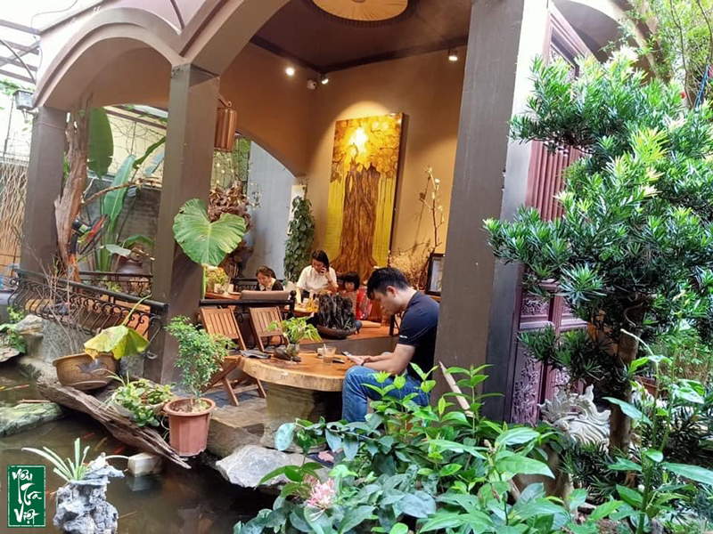 Phong cách trang trí và tiểu cảnh vô cùng ấn tượng 