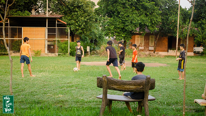 Các em nhỏ tại làng trẻ SOS Hà Nội
