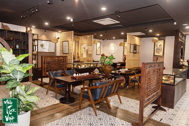 Muni trà thất có không gian rộng rãi, hiện đại