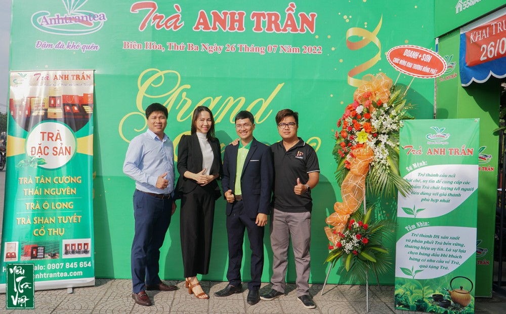 Yêu trà Việt chúc mừng khai trương Trà Anh Trần tại Đồng Nai