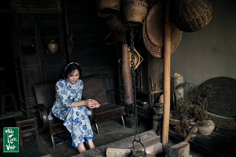 Không gian trà quán với những dụng cụ đơn sơ, bình dị