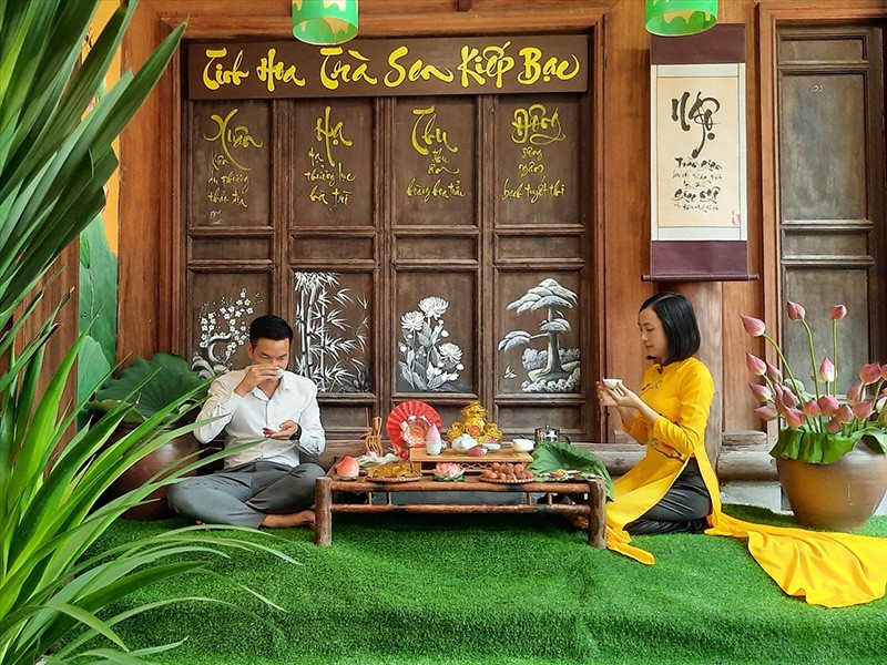 Sự kiện văn hóa trà sen Kiếp Bạc được tổ chức thành công tốt đẹp