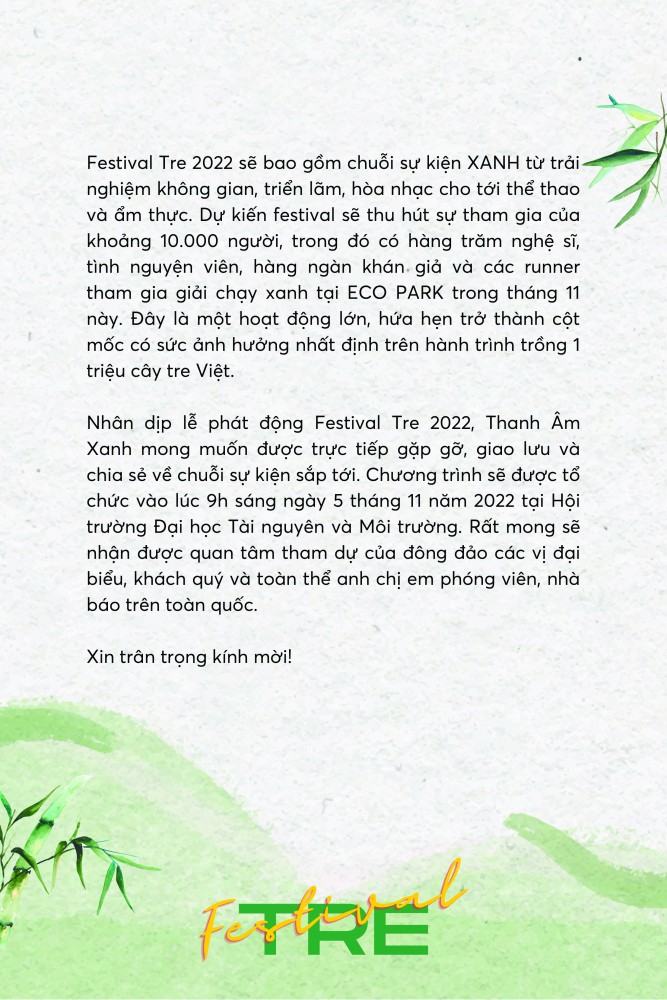 Yêu trà Việt chung tay lan tỏa cùng chiến dịch “Festival Tre”