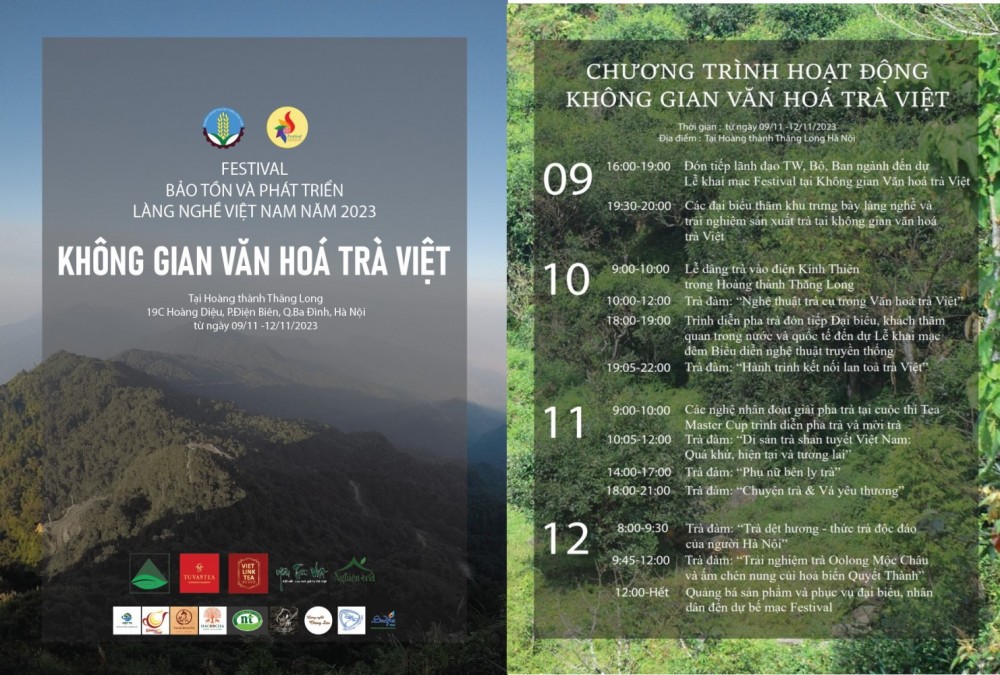 Festival Bảo Tồn Và Phát Triển Làng Nghề Việt Nam 2023 Đặc Sắc Không Gian Văn Hóa Trà Việ