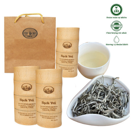 BẠCH TRÀ TÂY CÔN LĨNH (Hộp Tre 50g) – FINHO Trà