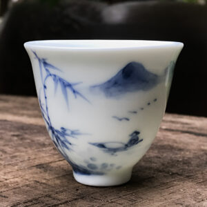 Chén Sứ Vẽ Tay Dáng Cao, Thấp Chén Sứ Vẽ Tay Dáng Cao, Thấp