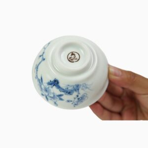 Chén Sứ Vẽ Tay Dáng Cao, Thấp Chén Sứ Vẽ Tay Dáng Cao, Thấp