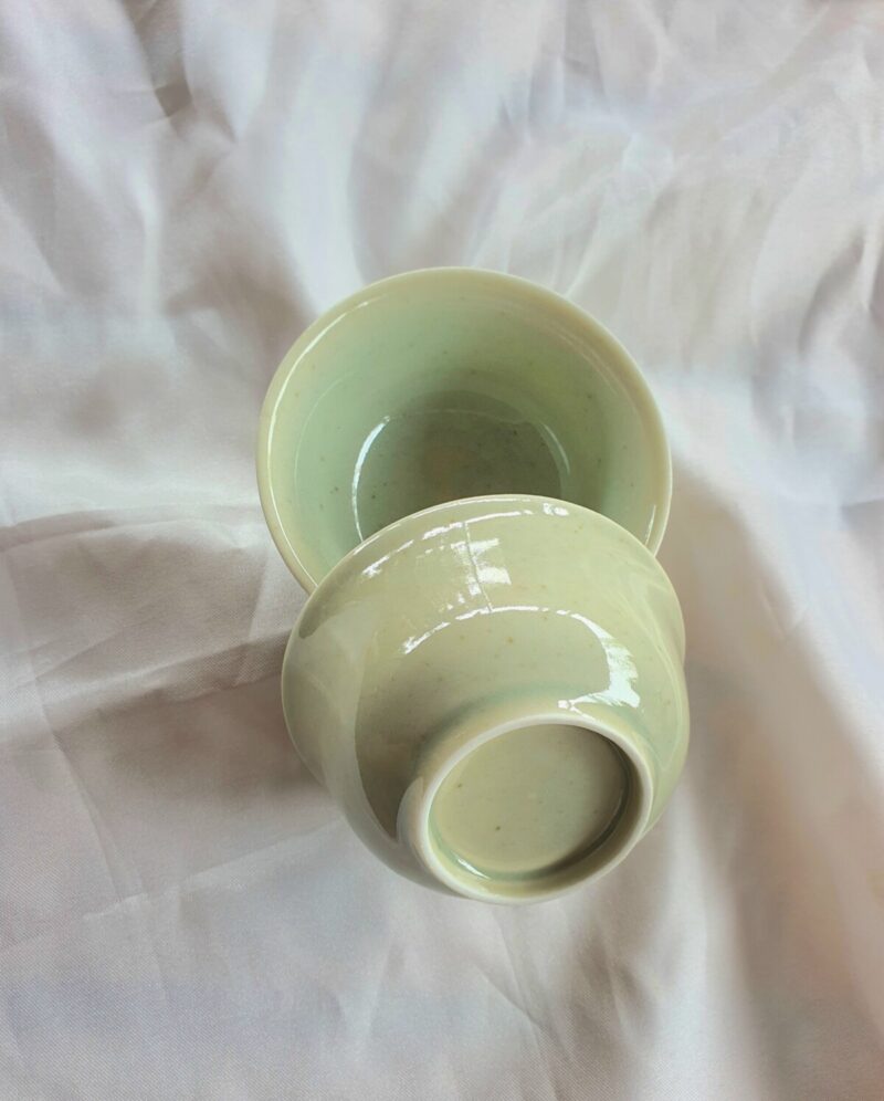 Gom van lang mau 3.5 Chén men Celadon – Gốm Văn Lang