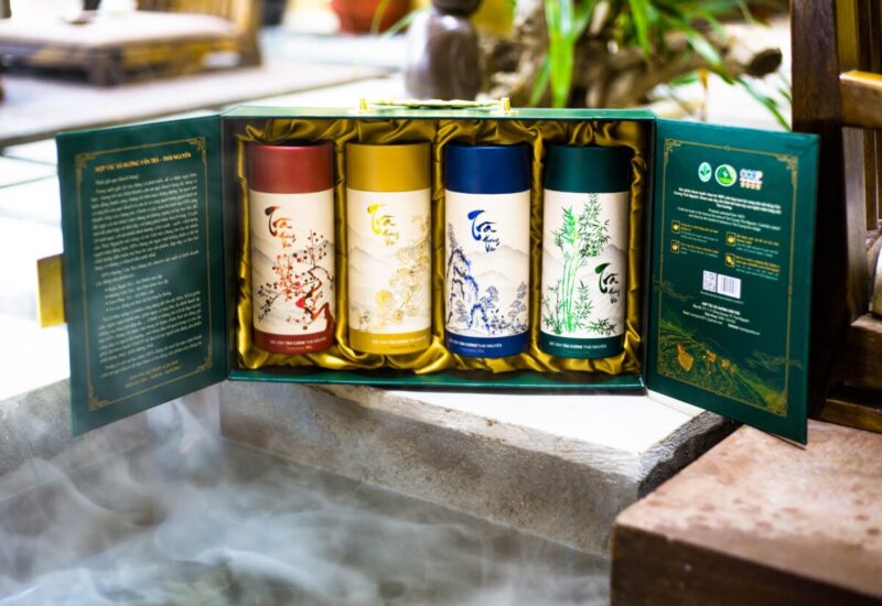 Hộp trà Tứ Quý – Hương Vân Trà
