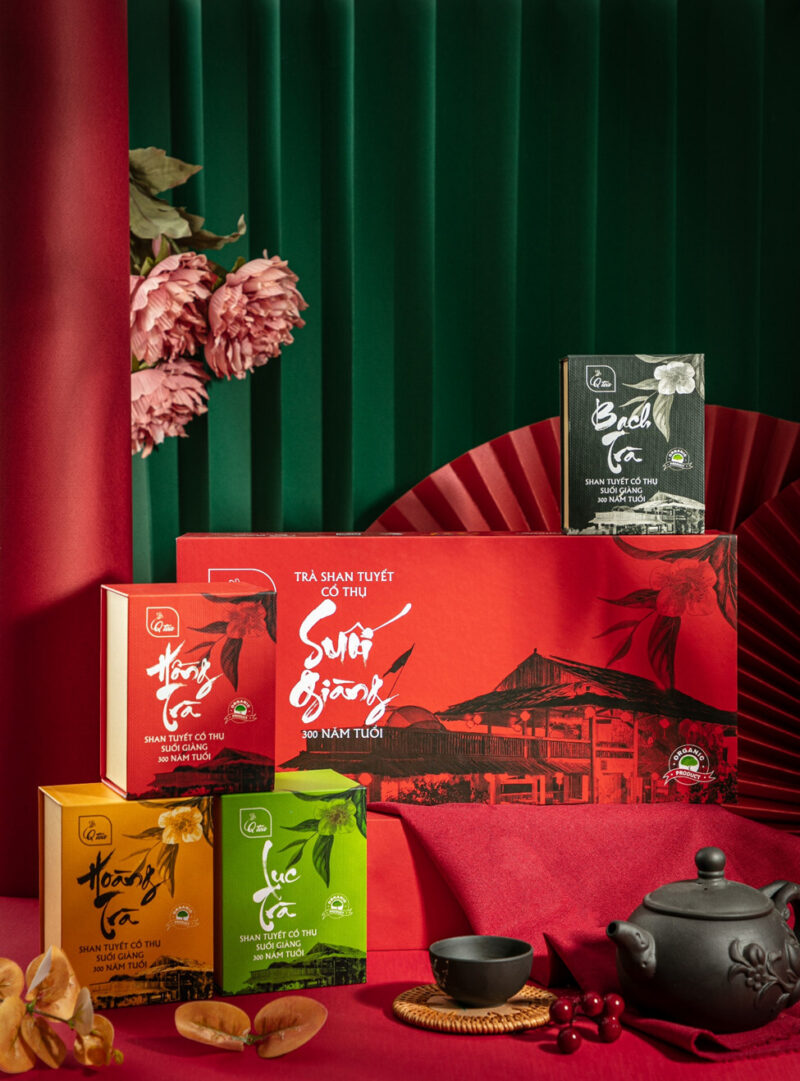 Set qua tang Loc tien vinh hoa 2 Set Quà tặng Nắng Xuân Xum Vầy – Qtea