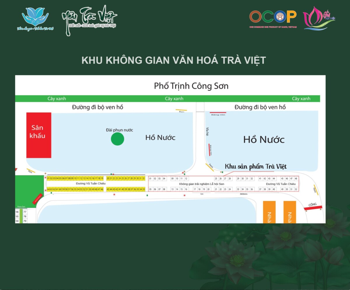 Yêu trà Việt đồng hành cùng Lễ hội Sen Hà Nội trong hoạt động Trà