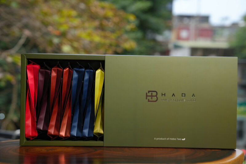 Set tra qua tang Haba 1 Set Trà Chạm – Haba Tea